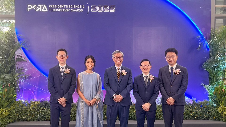 Five NUS academics shine at the President’s Science and Technology Awards 2025