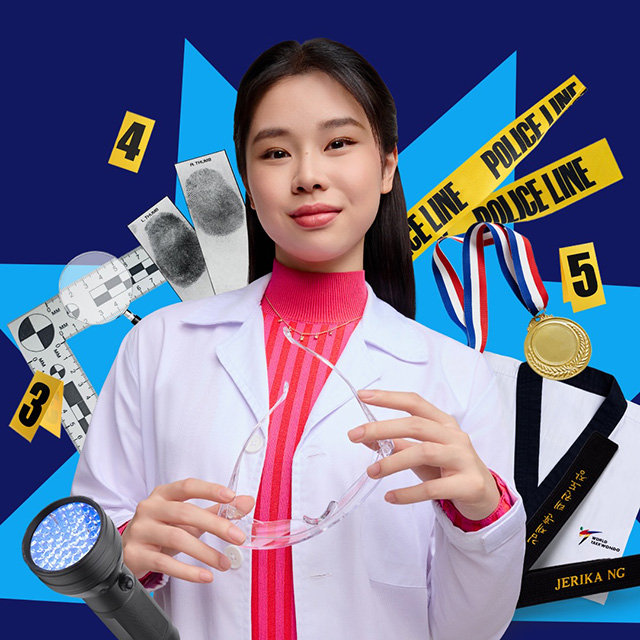 NUS CHS student, Jerika