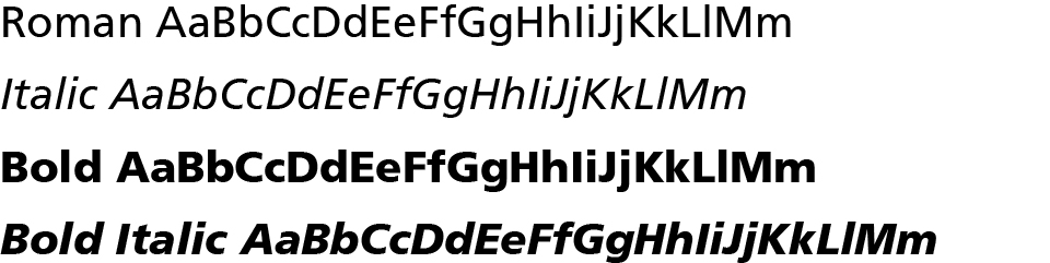 font example