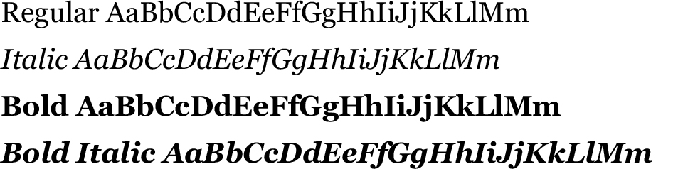 font example
