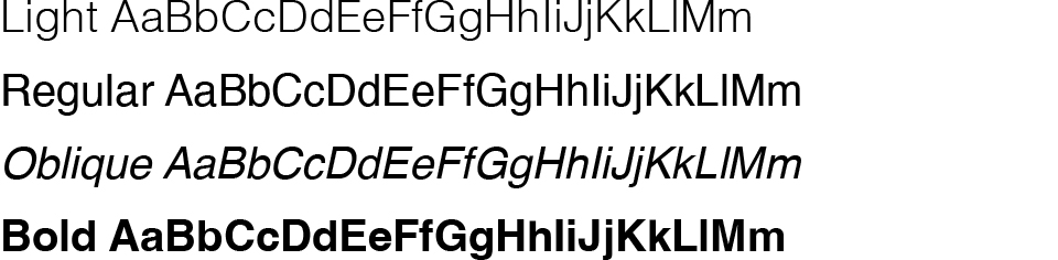 font example