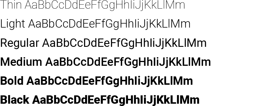font example